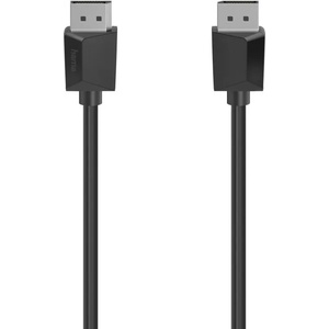 Hama Кабел Displayport 1.2, Ultra-HD 4K, 21.6Gbit/s, 0.75м (200695) - caretech
