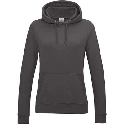 Just Hoods dámska mikina s kapucňou JH001F Charcoal -Heather