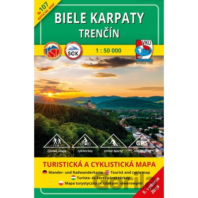 VKÚ Harmanec TM 107 - Biele Karpaty - Trenčín (s aplikáciou CBS Map Explorer)
