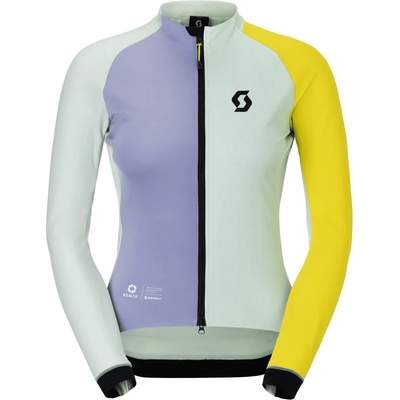 Scott Дамска фланелка с дълъг ръкав за колоездене Scott Women's Jacket RC Pro Warm GTX Cycling jersey - Fresh Green / Heather Purple - размер XS (156-2704-0111)