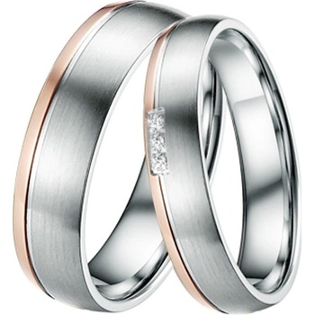 ST-88048 Ocelové snubní prsteny