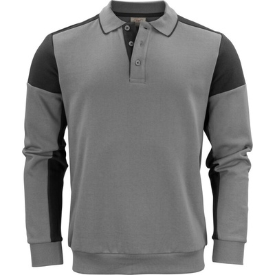 Printer mikina Polo Prime Polosweater anthracite černá