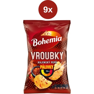 Bohemia vroubky pálivky kajenský pepř 9x 120 g