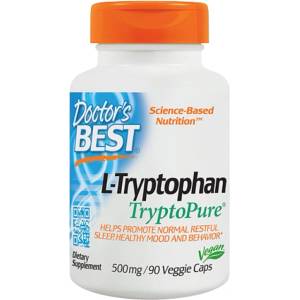 Doctor's Best L-Tryptophan 500 mg | With TryptoPure [90 капсули]