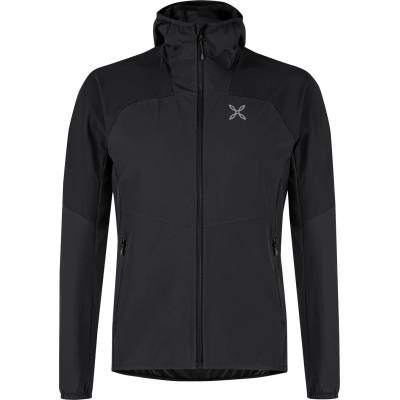 Montura Мъжко софтшел яке Montura Rise Hooded Jacket Softshell jacket - Black (003-3201-0113)