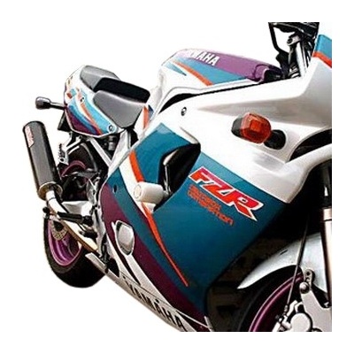 Padací chrániče - Yamaha FZR600R '94-'96, bílé