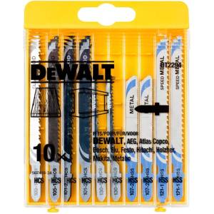 DEWALT Комплект остриета за дърво, метал, пластмаса, 10 части dt2294 (dt2294)