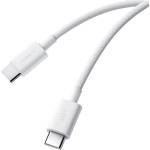 Xiaomi Кабел Xiaomi 3A Braided, от USB-C(м) към USB-C(м), 1m, 60W, бял (BHR0878GL)