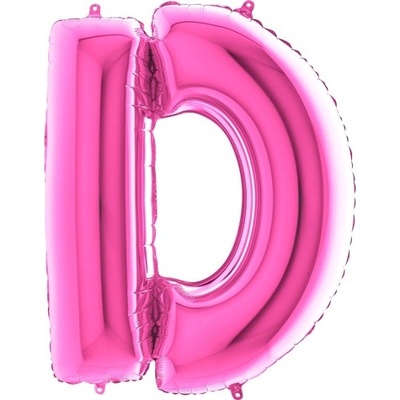Grabo Balónek fóliový písmeno růžové D 102 cm