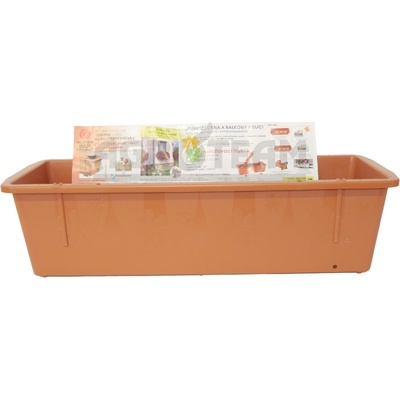 Nohel Garden Truhlík FRAJMAN samozavlažovací plastový terakota - 60x15cm