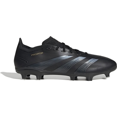 Adidas Юношески футболни бутонки Adidas Predator Firm Ground Football Boots Juniors - Black/Carbon