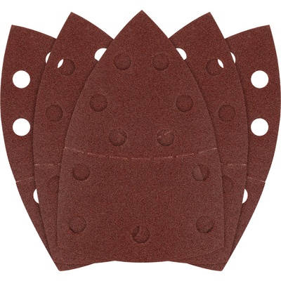 Graphite Brúsny papier na suchý zips, žehlička 102 x 152 mm, P120, 5 ks, s 11 otvormi 58T304