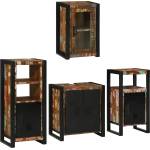 vidaXL Комплект мебели за баня 4 бр. Многоцветен 55 x 35 x 60 см (3305697)