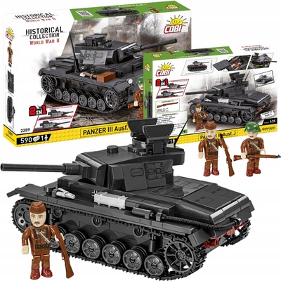 COBI 2289 World War II Nemecký stredný tank Panzer III Pz. KpfW. Ausf. J 1:35