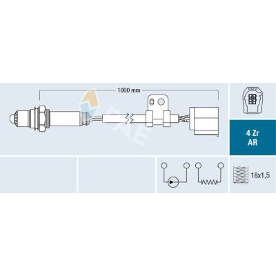 Lambda sonda FAE 75612