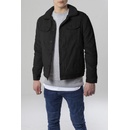 Urban Classics Sherpa Denim jacket black washed