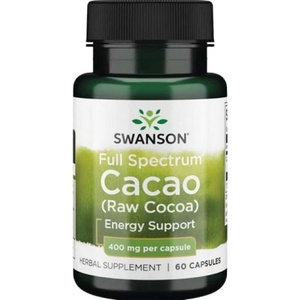 Swanson Full Spectrum Cacao 400 mg [60 капсули]