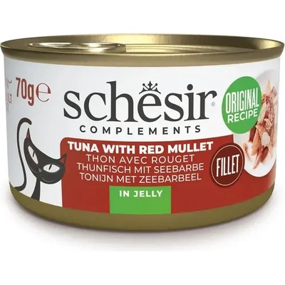 Schesir Complete Tuna with Red Millet in Jelly риба тон с барбун в желе 70gr