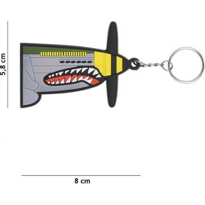 FOSTEX GARMENTS Klíčenka 3D PVC P-51 Mustang