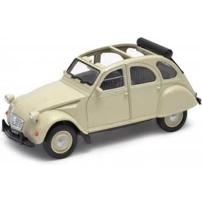 Welly Kovové autíčko Citroën 2CV Convertible 1:34