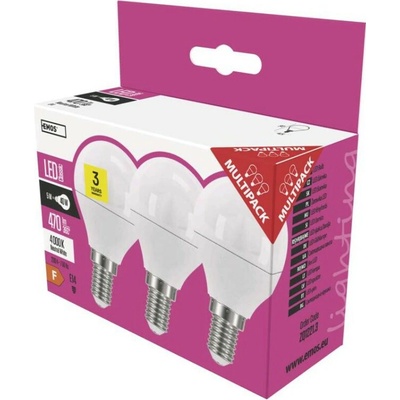 Emos LED žiarovka Classic Mini Globe 6W E14 neutrálna biela
