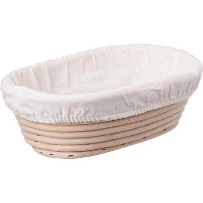 ČistéDřevo Oválná ratanová ošatka 21 x 15 x 8 cm – Zboží Mobilmania
