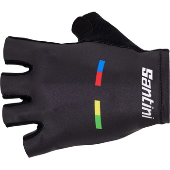 Santini Мъжки ръкавици Santini UCI World Champion Gloves - Nero (202-8367-0212)