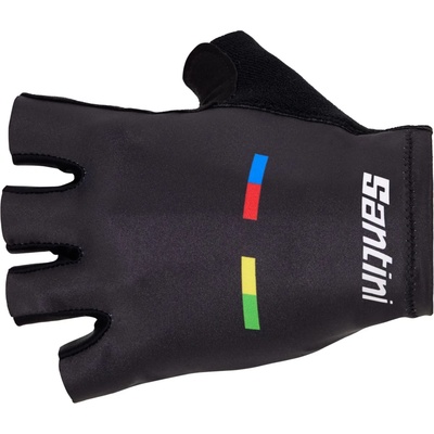 Santini Мъжки ръкавици Santini UCI World Champion Gloves - Nero (202-8367-0212)