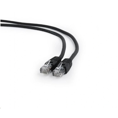 Gembird Кабел UTP GEMBIRD Cat6, Мед/Алуминий, 2 m, Черен, AWG26, PP6U-2M/BK (PP6U-2M/BK)