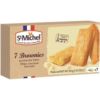St Michel 7 Brownies bílá čokoláda 210 g