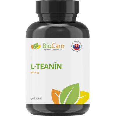 BioCare L-teanín 100mg 2× 90 kapsúl