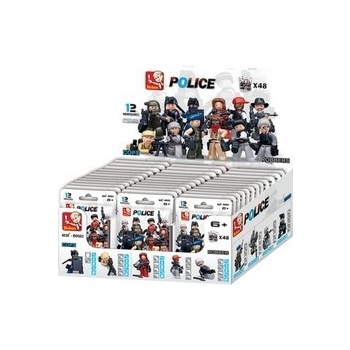 Sluban B0583 Policajti a zloději , různé druhy