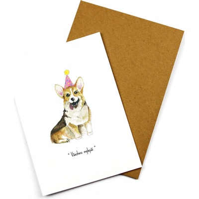 ePipí Blahopřání - Všechno nejlepší - Corgi