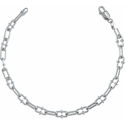 INFINITYSILVER Strieborný náramok zdobené oválkami 202412020