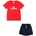 CHAMPION Short sleeve set - Red (Red)