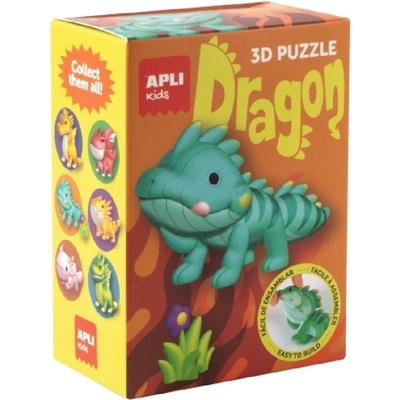 APLI 3D пъзел Apli Kids - Dragon, тюркоазен дракон (19948)