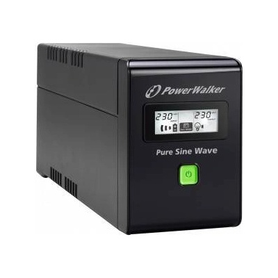 PowerWalker Powerwalker vi 800 sw fr line-interactive 800va 2x 230v en usb-b lcd pure sine wave