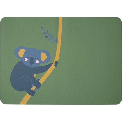 ASA Selection prestieranie s motívom koala COPPA KIDS wildlife - zelené 46x33 cm
