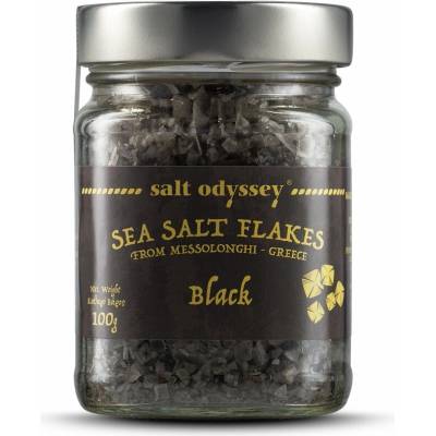 Salt Odyssey Grécka soľ, čierna, (vločky), 100g