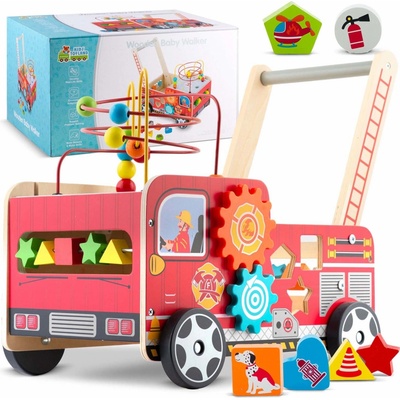 Ricokids Drevené chodítko hasičské