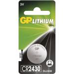 EMOS Литиева батерия плоска CR2430 GP LITHIUM 3V/300 mAh (EMS076)