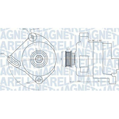 generátor MAGNETI MARELLI 063731886010
