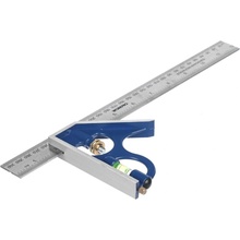 WorkPro Kombinovaný úhelník 45° a 90° s pravítkem 30 cm WP264002