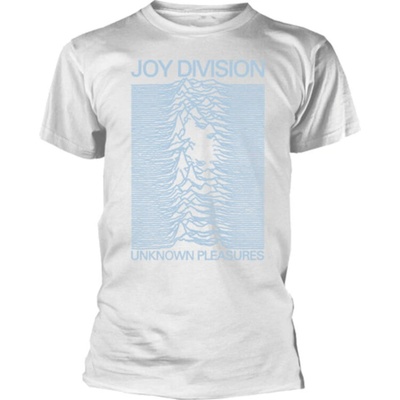 Joy Division Unknown Pleasures Blue on White White XL Риза (JDTS04MW04)