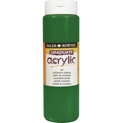 Daler-Rowney Graduate АКРИЛНА боя Hooker's Green 500 ml 1 бр (123500343)