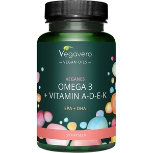 Vegavero Omega-3 + ADEK [60 Гел капсули]