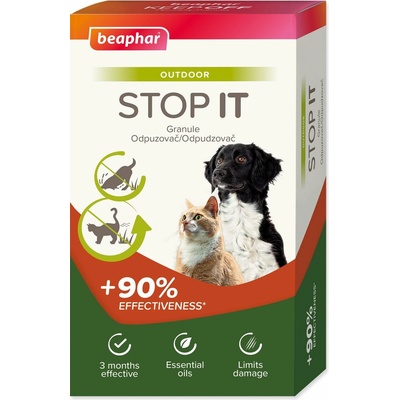 Granulát Beaphar STOP IT odpuzovač vonkajší pre psy a mačky 2 x 200 g