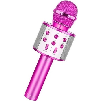 Selminka Bezdrátový karaoke mikrofon WS 858 Pink