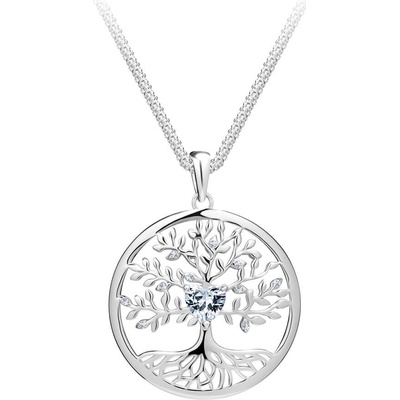 Preciosa Krásny strieborný náhrdelník strom života sparkling tree of life 5329 00