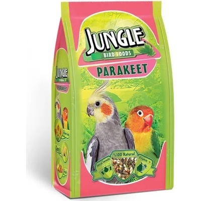 Jungle Natural Parakeet Food - пълноценна храна за средни папагали, 500 гр - Турция JNG-008